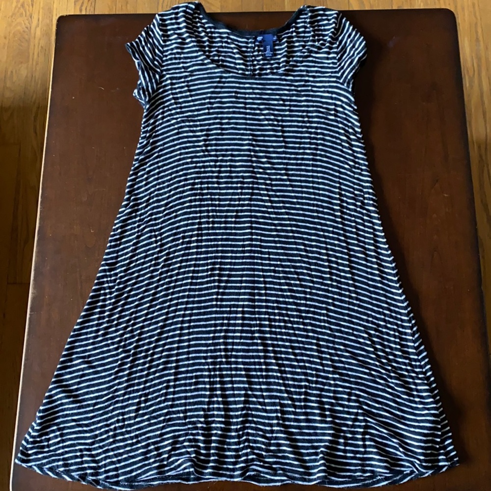 Striped skater dress